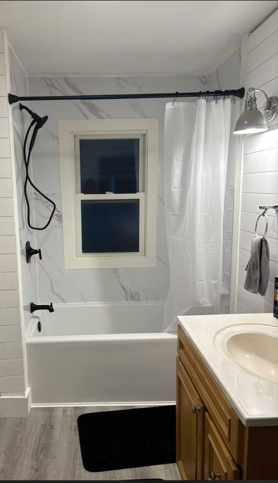 Completed Bransons Construction bathroom remodel